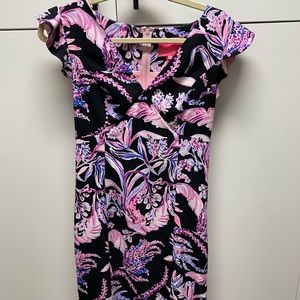 NWT Lilly Pulitzer size 4 dress Mina Stretch shift wild within Lily